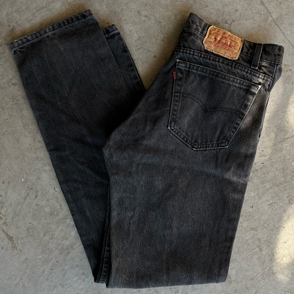 Vintage 90’s Levi’s 505 Black Jeans